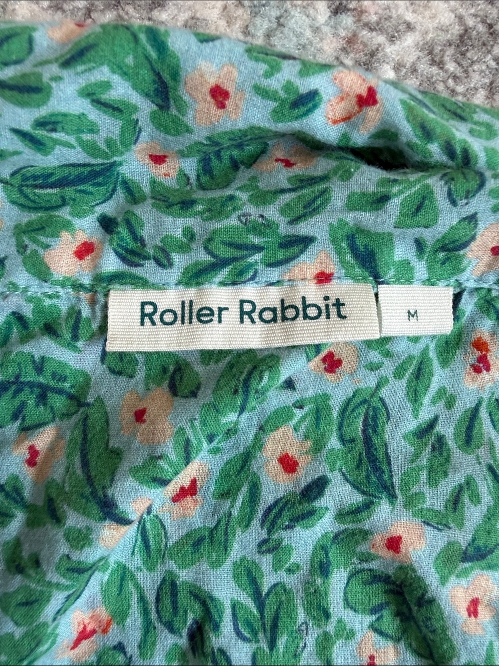 Roller Rabbit Floral Button Down - Picture 4 of 11